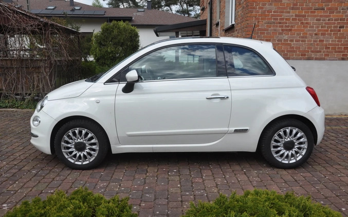 Fiat 500 cena 37900 przebieg: 105000, rok produkcji 2016 z Koziegłowy małe 92